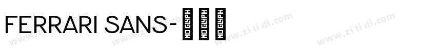 Ferrari Sans字体转换 Ferrari Sans字体转换